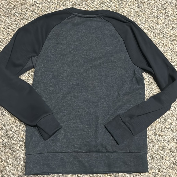Nike men’s crew sweatshirt charcoal/black small - Picture 4 of 5